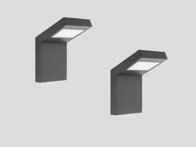 8 x gt 60 design wand lamp zwart - afbeelding 3 van  7