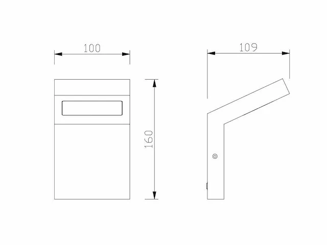 8 x gt 60 design wand lamp zwart - afbeelding 4 van  7