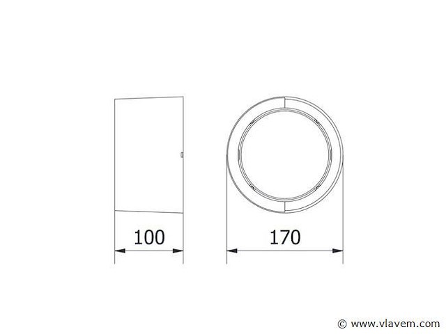 8 x gt cara led buiten wandlamp opaal - afbeelding 6 van  7