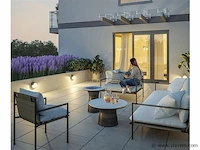 8 x gt cara led buiten wandlamp opaal - afbeelding 3 van  7
