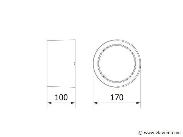 8 x gt cara led buiten wandlamp opaal - afbeelding 6 van  7