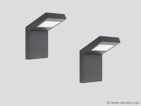 8 x gt design wand buiten lamp zwart - afbeelding 7 van  7