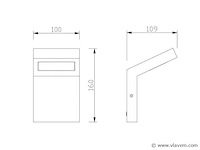 8 x gt design wand buiten lamp zwart - afbeelding 2 van  7