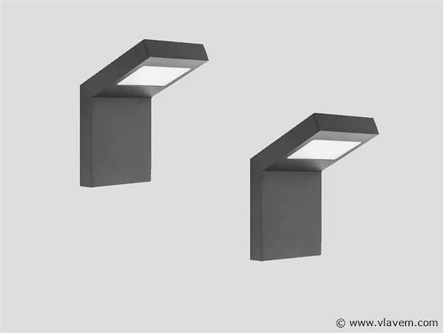 8 x gt design wand buiten lamp zwart - afbeelding 7 van  7