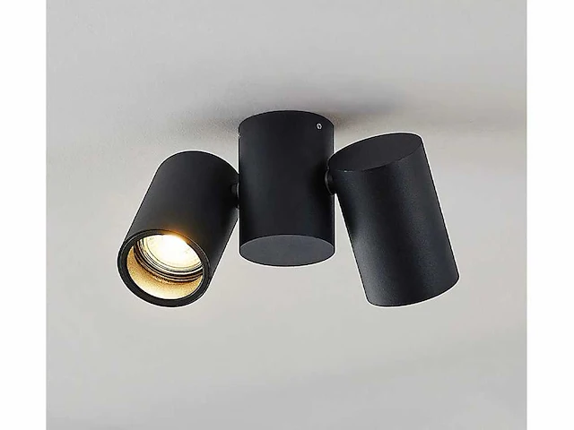 8 x gt gu10 kantelbare spots zwart - afbeelding 1 van  5
