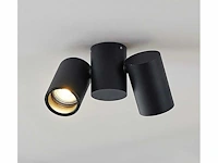8 x gt gu10 kantelbare spots zwart - afbeelding 1 van  5