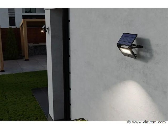 8 x gt lumino solar breedstraler + pir - afbeelding 7 van  7