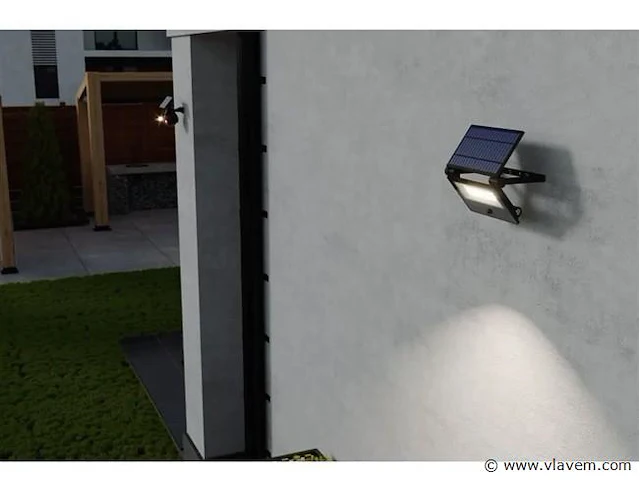 8 x gt lumino solar breedstraler + pir - afbeelding 7 van  7