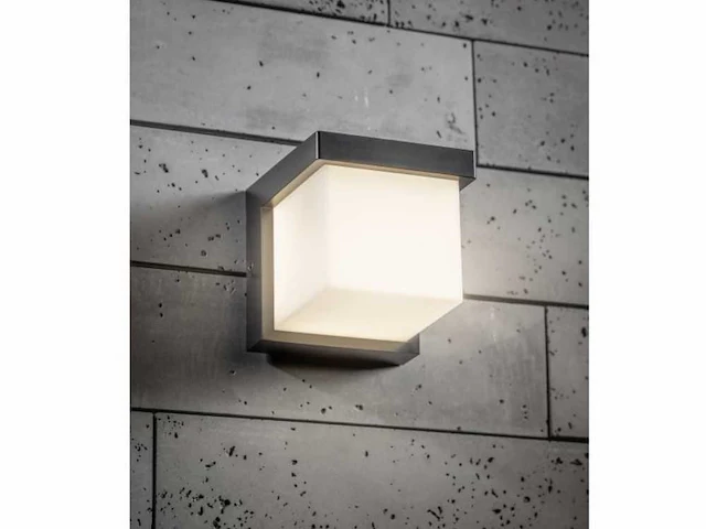 8 x gt trope led wand armatuur zwart - afbeelding 5 van  7