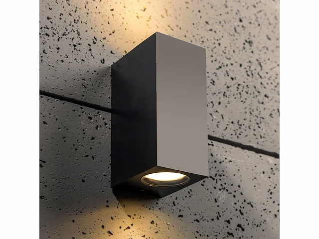 8 x gt walilight eco wand lampen zwart - afbeelding 1 van  7