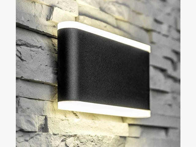 8 x gt walla design wand armatuur zwart - afbeelding 2 van  5