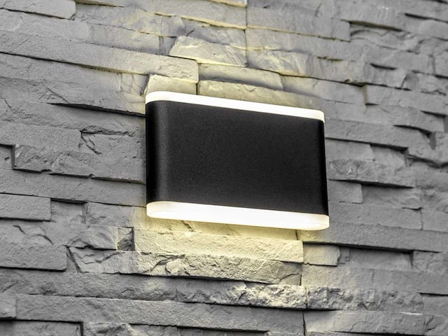 8 x gt walla design wand armatuur zwart - afbeelding 2 van  5