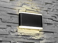 8 x gt walla design wand armatuur zwart - afbeelding 2 van  5