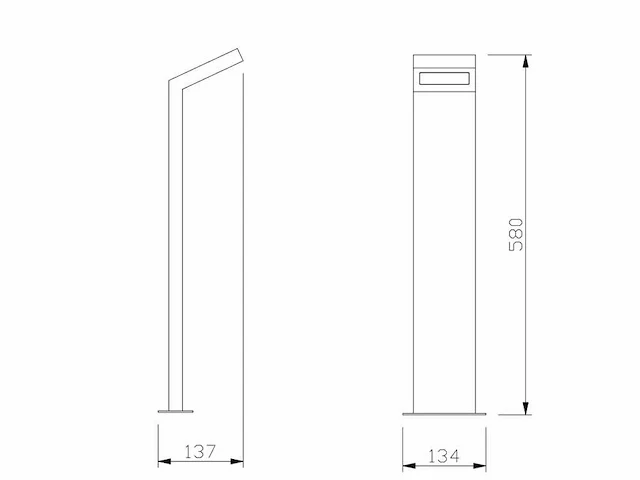8 x gt60 grond lampen zwart - afbeelding 3 van  9