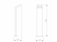 8 x gt60 grond lampen zwart - afbeelding 3 van  9