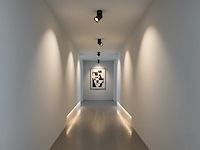8 x gu10 opbouwspot armatuur cilinder zand zwart draaibaar - afbeelding 3 van  7