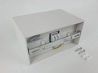 8 x gu10 opbouwspot armatuur dual fittingen wit kantelbaar - afbeelding 5 van  6