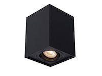 8 x gu10 opbouwspot armatuur rechthoekig zwart kantelbaar 12,5cm - afbeelding 1 van  7