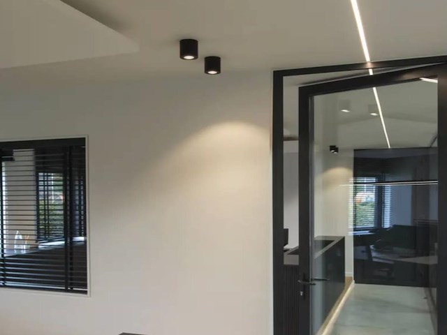 8 x gu10 opbouwspot armatuur zwart kantelbaar 8,4cm - afbeelding 4 van  6