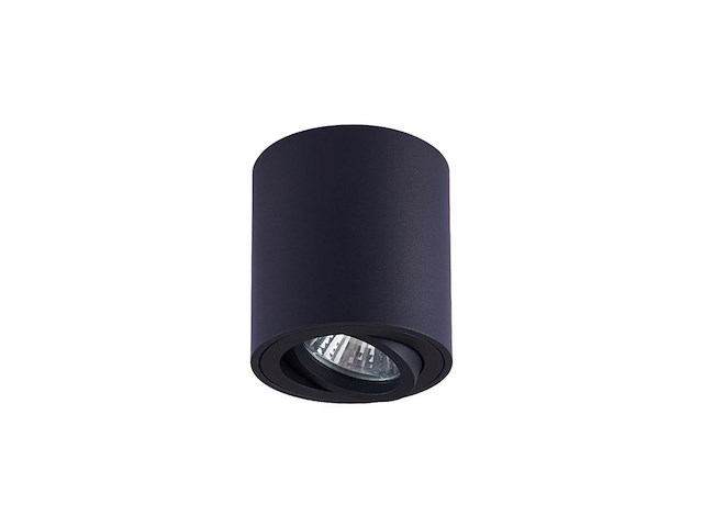 8 x gu10 opbouwspot armatuur zwart kantelbaar 8,4cm - afbeelding 5 van  6