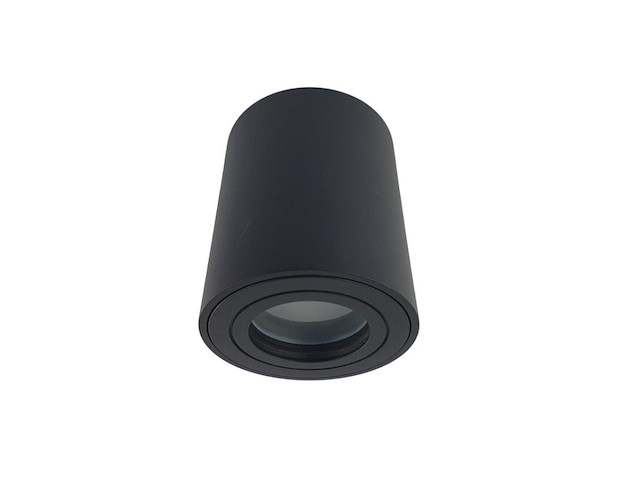 8 x gu10 waterdicht opbouwspot armatuur zwart 9,5cm - afbeelding 4 van  7