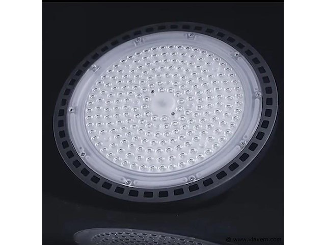 8 x highbay ufo 100w - pro design smd - dimbaar - koud wit 6500k - afbeelding 2 van  9