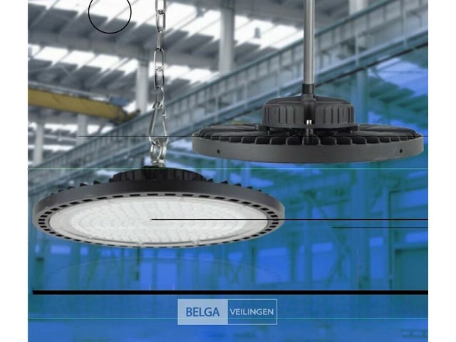 8 x highbay ufo 100w - pro design smd - dimbaar - koud wit 6500k - afbeelding 6 van  10