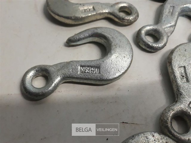 8 x hijshaken verzinkt 250 kg - afbeelding 3 van  3