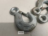 8 x hijshaken verzinkt met klep 500 kg - afbeelding 3 van  3