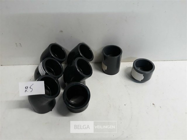 8 x hulpstukken 32 mm drukleinding lijmverbinding - afbeelding 3 van  3