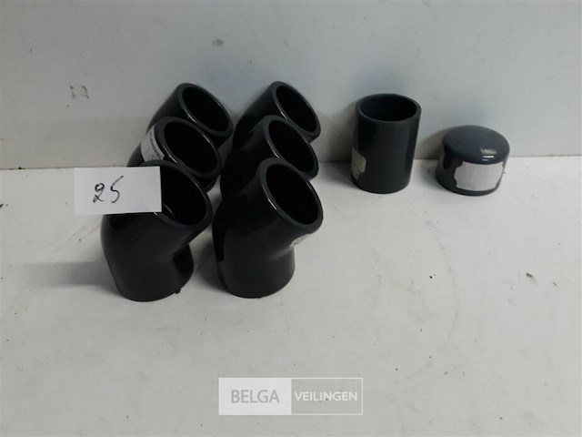 8 x hulpstukken 32 mm drukleinding lijmverbinding - afbeelding 1 van  3