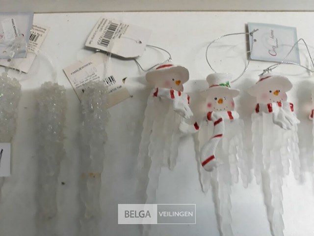 8 x ijspegel 14 cm 5 x sneeuwmanhoofd 3 x spies - afbeelding 3 van  3
