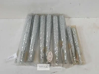 8 x ijspegel 2 assorti zilver