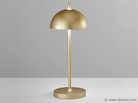 8 x intec party oplaadbare design lampen goud