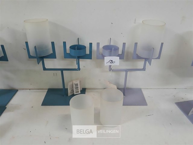 8 x kandelaar voor t-lichtjes duo - afbeelding 3 van  3