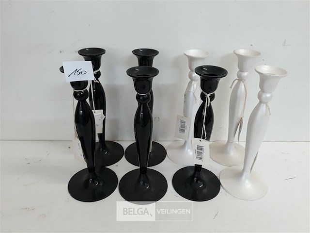 8 x kandelaar voor tafelkaars - afbeelding 1 van  3