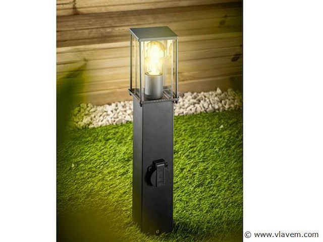 8 x keni 50 buiten lamp schuko zwart - afbeelding 1 van  6