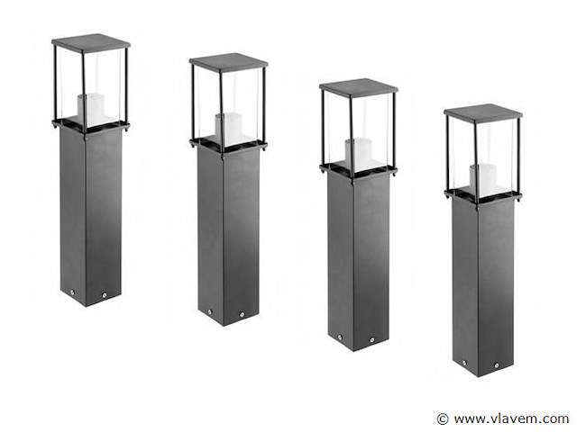 8 x keni 50 buiten lamp schuko zwart - afbeelding 5 van  6