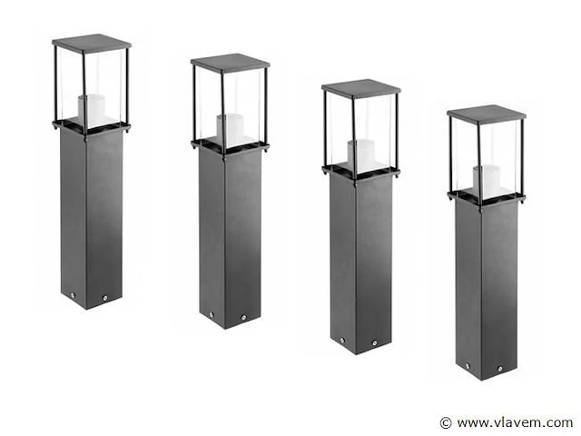8 x keni 50 buiten lamp schuko zwart - afbeelding 5 van  6
