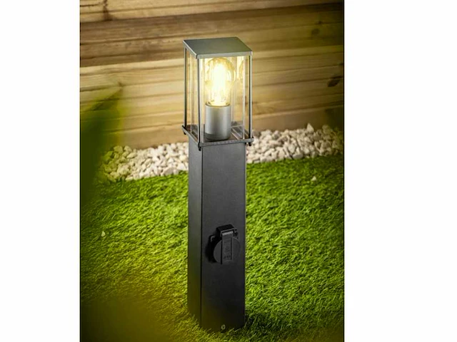 8 x keni 50 buiten lamp schuko zwart - afbeelding 1 van  6