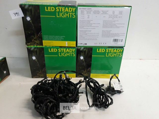 8 x kerstverlichting led 120 l warm wit - afbeelding 2 van  3