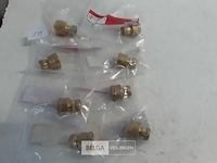 8 x knelkoppeling recht koper 10 mm ½ f - afbeelding 2 van  3