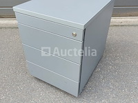 8 x ladeblokken hout grijs topblad - afbeelding 6 van  6