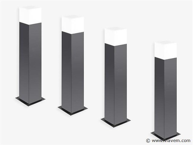 8 x largo 50 buiten lamp zwart - afbeelding 8 van  8