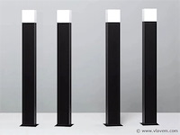 8 x largo 80 buiten lamp dimbaar zwart - afbeelding 8 van  9