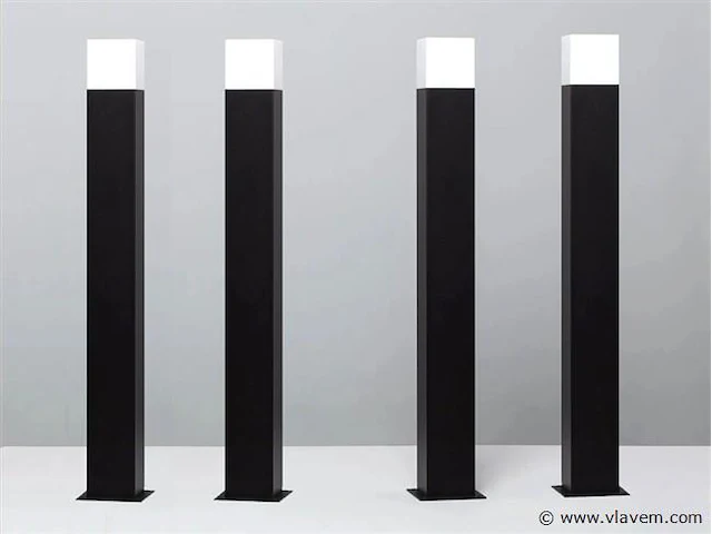8 x largo 80 buiten lamp zwart - afbeelding 8 van  9