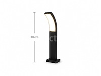 8 x led buiten sokkel lamp – 12w – 4200k neutraal wit - zwart – ip65 – prestige-2 - afbeelding 1 van  5