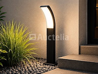 8 x led buiten sokkel lamp – 12w – 4200k neutraal wit - zwart – ip65 – prestige-2 - afbeelding 5 van  5