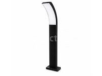 8 x led buiten sokkel lamp – 12w – 4200k neutraal wit - zwart – ip65 – prestige-3 - afbeelding 1 van  5