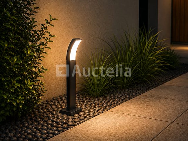 8 x led buiten sokkel lamp – 12w – 4200k neutraal wit - zwart – ip65 – prestige-3 - afbeelding 5 van  5
